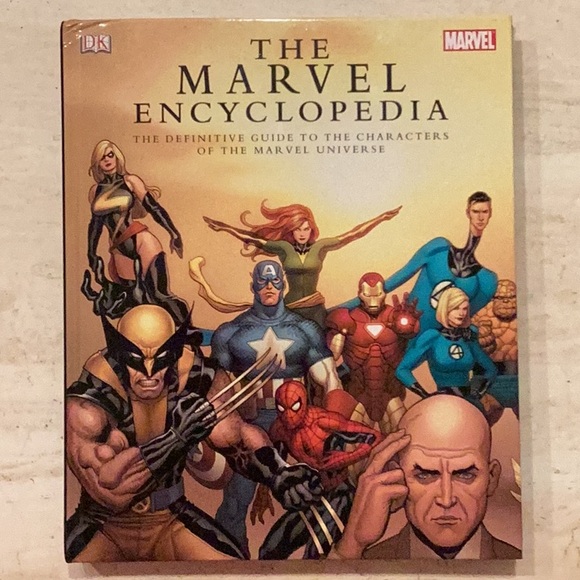 Marvel Encyclopedia Guide To Characters Of The Marvel Universe Hardcover Book - Picture 1 of 4